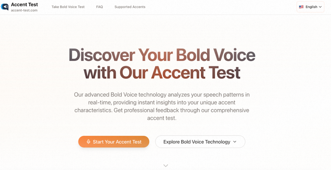 Accent test