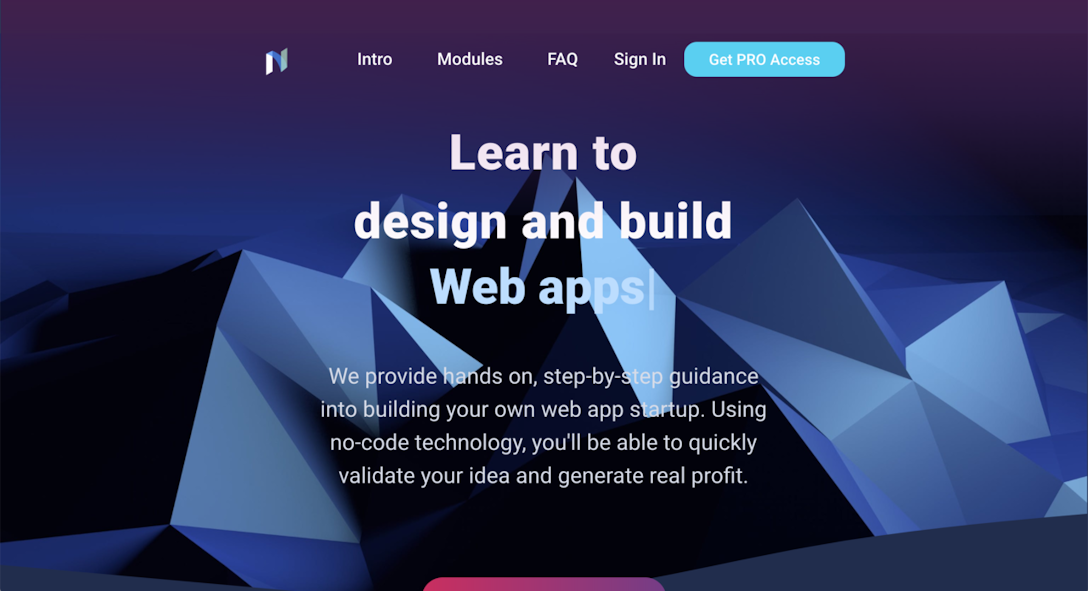 Nocodify Learn To Design Build Web Apps Without Code Launched Io