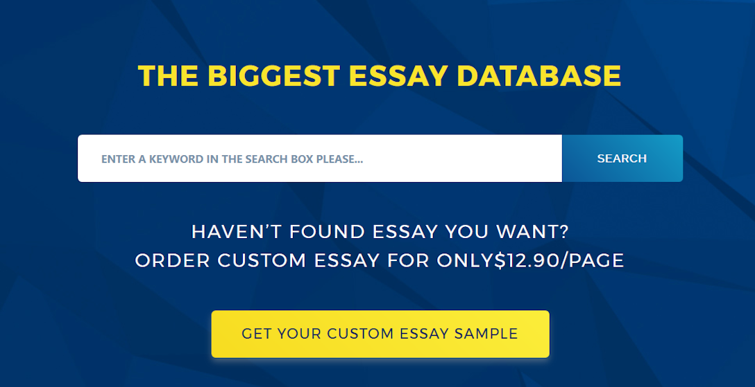 free essay database
