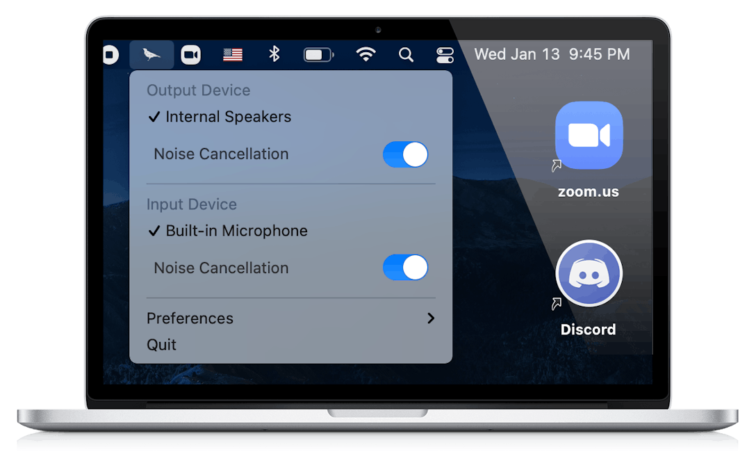 UtterlyBackground noisecancelling AI plugin for online calls