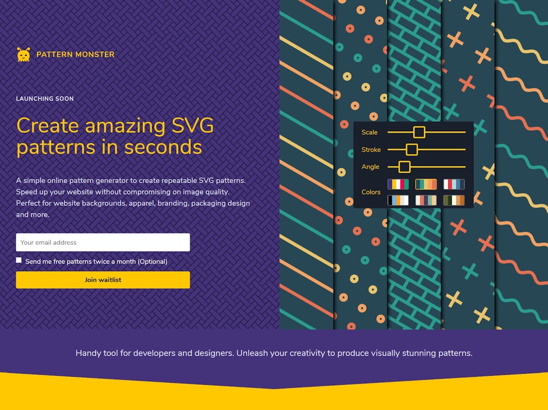 Download Pattern Monster A Simple Online Pattern Generator To Create Repeatable Svg Patterns Launched Io