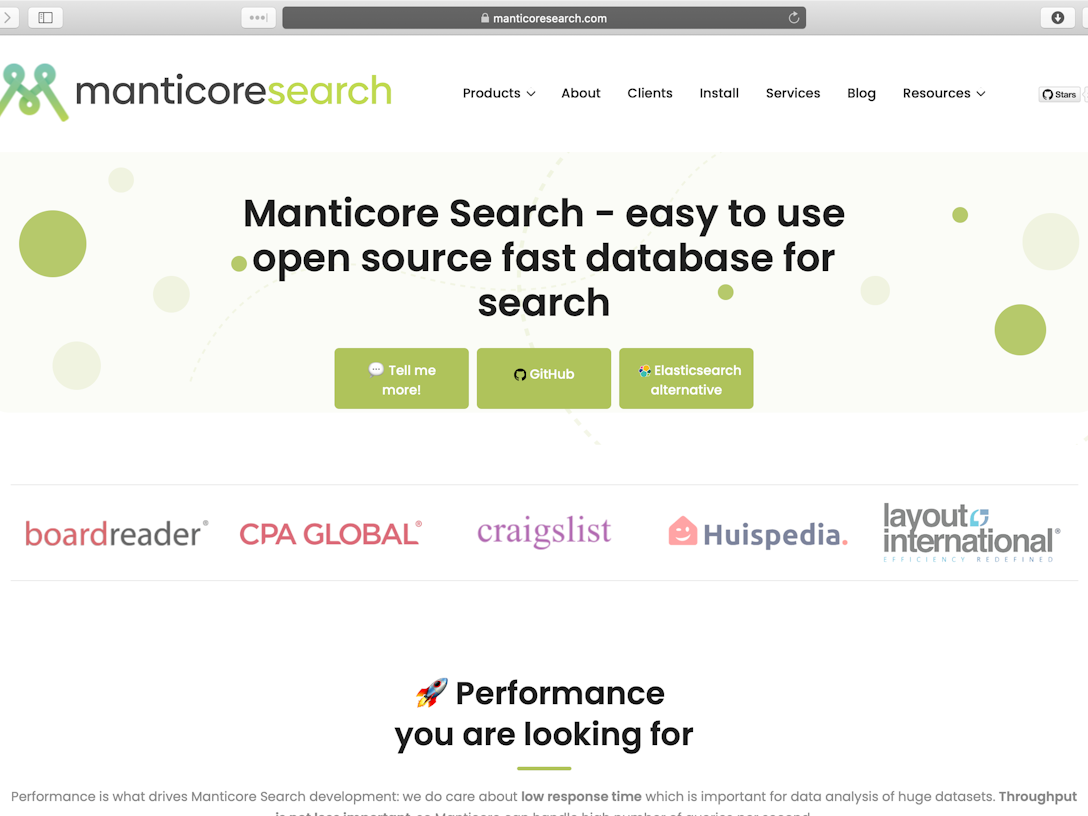 Manticore Search