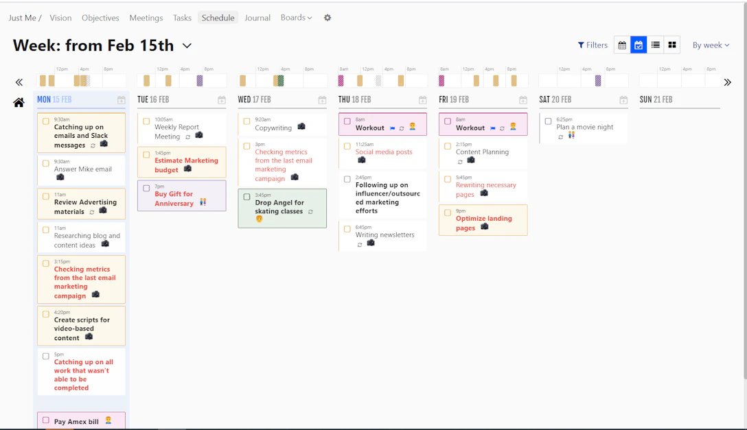 Week Plan:Team Task Management Software that makes teams more ...