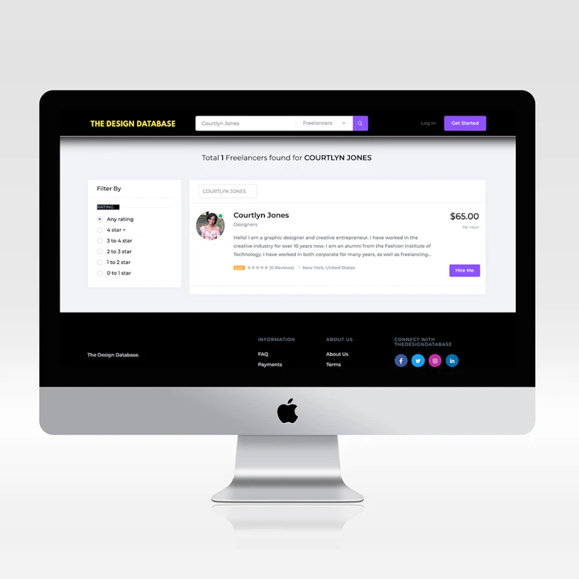 The Design Database:A support system for all Creatives. - Launched.io