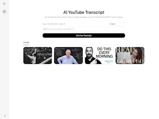 AI YouTube Transcript