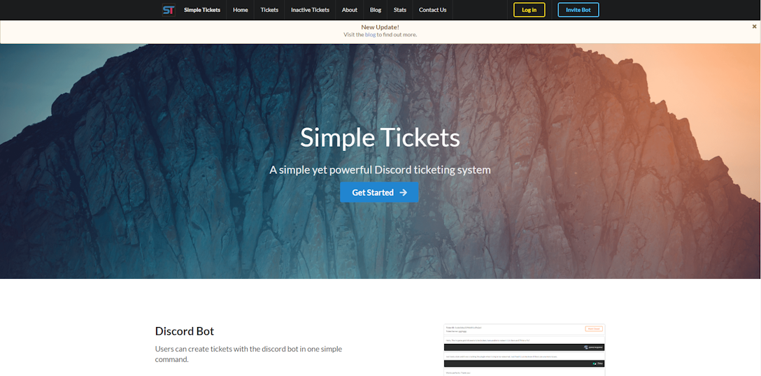 Simple Tickets:A simple yet powerful Discord ticketing system